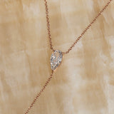 Pear and Marquise Lariat