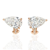 The Georgina Pear Diamond Earrings