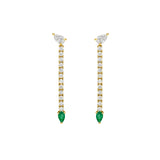 Long Dangle Drop Earrings