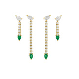 Long Dangle Drop Earrings