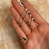Long Dangle Drop Earrings