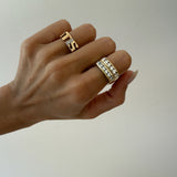 Diamond Stacking Ring Large in Diamond
