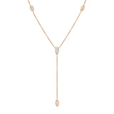 Pear and Marquise Lariat