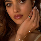 Pear Diamond Hand Chain