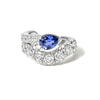 Wavy Earcuff with Blue Sapphire