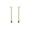 Long Dangle Drop Earrings