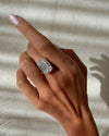 11ct Emerald-Cut Diamond Ring