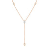 Pear and Marquise Lariat